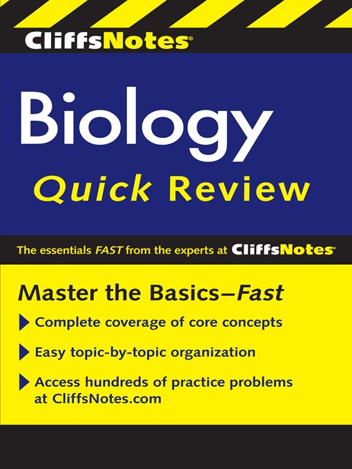 Cover image for CliffsNotes Biology Quick Review